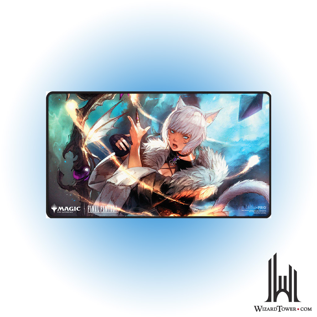 Playmat - Black Stitched - Final Fantasy - Yshtola